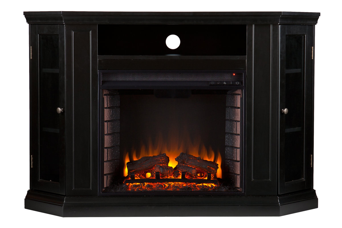 Alcott Hill Dunminning Corner TV Stand with Fireplace & Reviews Wayfair.ca